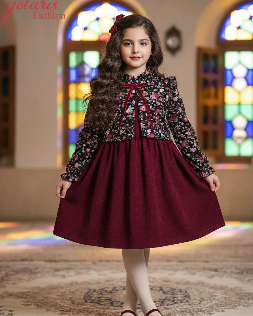 کت سارافون کبریتی زرشکی